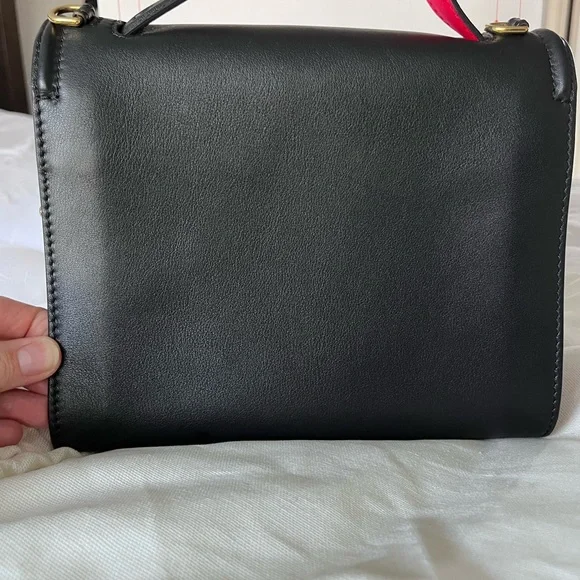 Alexander McQueen Small Double Flap Leather Shoulder Bag - Picture 10 of 16